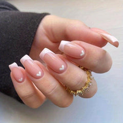 Gentle Girl Nail Sheet Mid Length Ballet Type Nail Polish