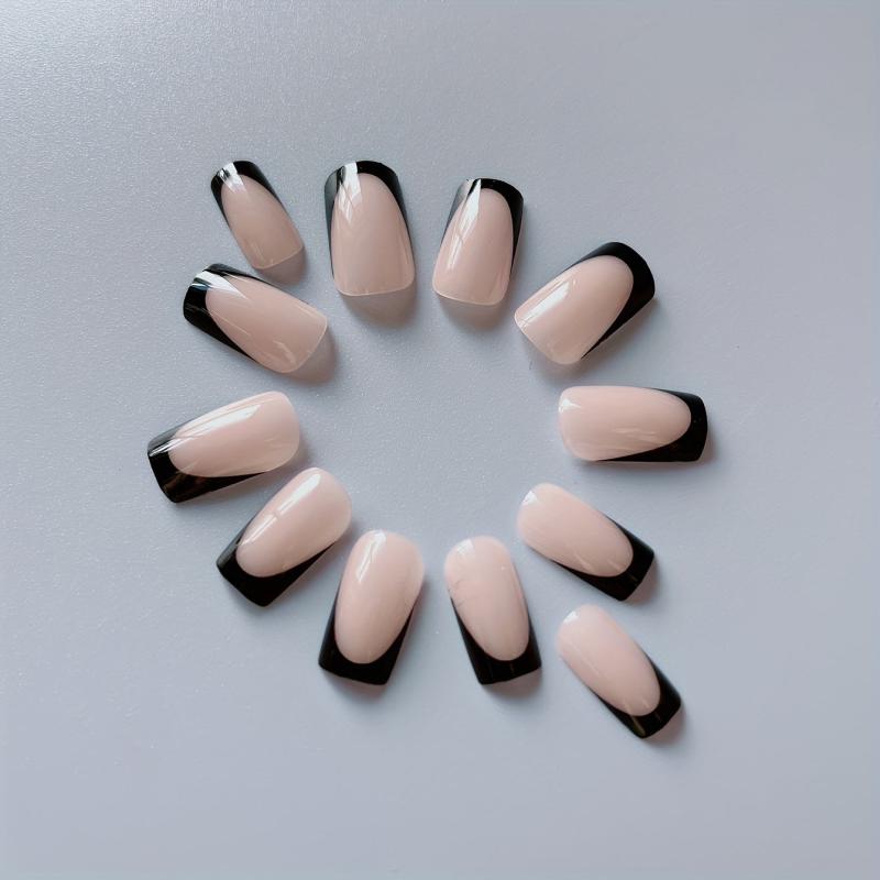 24 pcs Square Acrylic Nails Set for Women - Long Lasting & Stylish