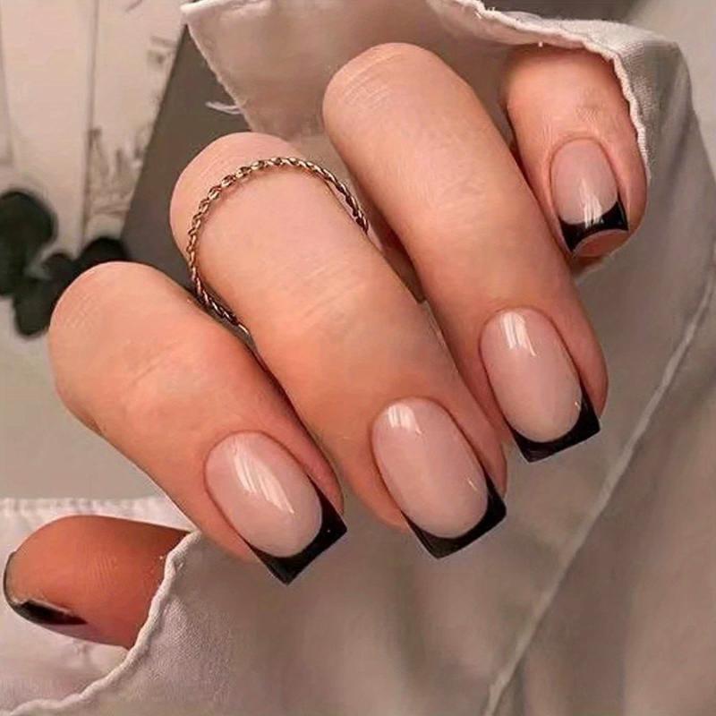 24 pcs Square Acrylic Nails Set for Women - Long Lasting & Stylish