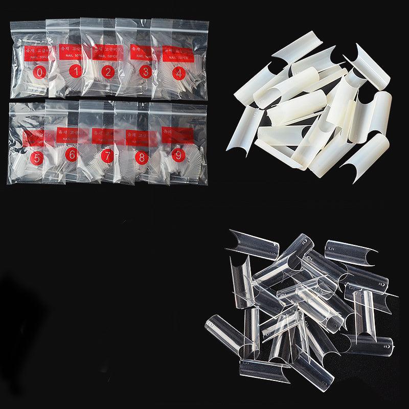 500 pcs French Acrylic False Nails Clear Tips Long Lasting