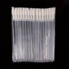 50pcs Disposable Crystal Rod Lip Brush Portable Glitter Lip Brush