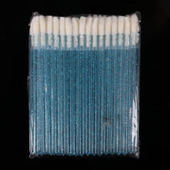 50pcs Disposable Crystal Rod Lip Brush Portable Glitter Lip Brush