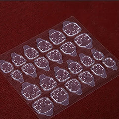 240pcs Waterproof Double Sided Adhesive Nail Tabs - Easy Apply