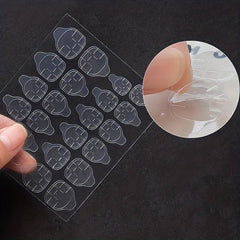 240pcs Waterproof Double Sided Adhesive Nail Tabs - Easy Apply