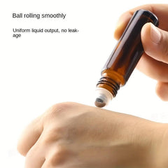 12pcs Glass Perfume Roller Bottles 10ml For Aromatherapy