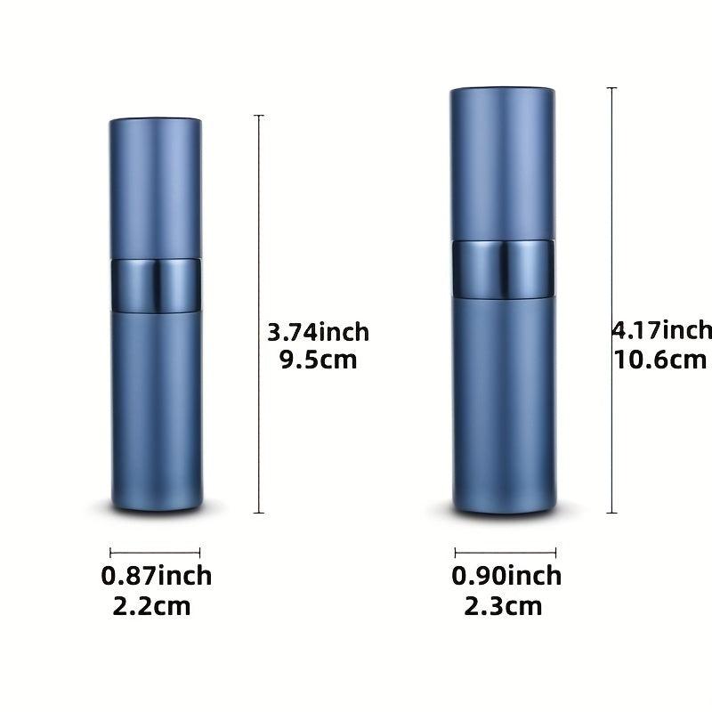 Portable 10ml Aluminum Perfume Bottle with Rotating Liner
