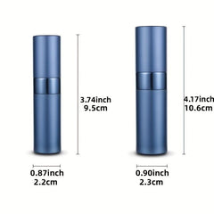 Portable 10ml Aluminum Perfume Bottle with Rotating Liner
