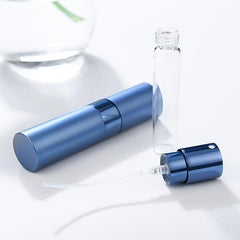 Portable 10ml Aluminum Perfume Bottle with Rotating Liner
