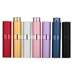 Portable 10ml Aluminum Perfume Bottle with Rotating Liner