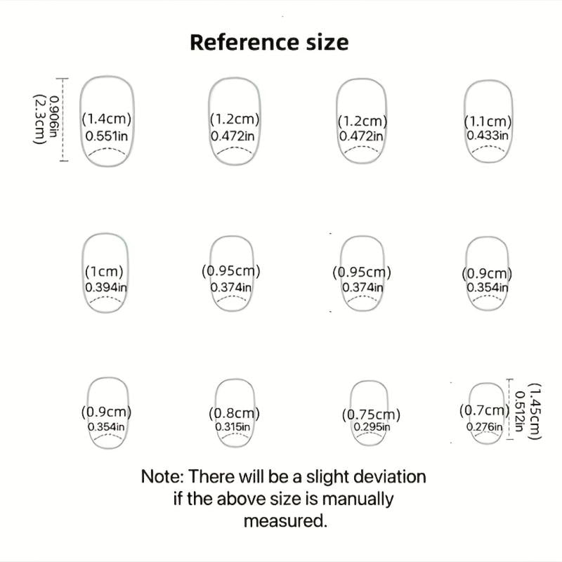 24pcs Nude French Tip Press On Nails for Women, Full Cover Oval False Nails