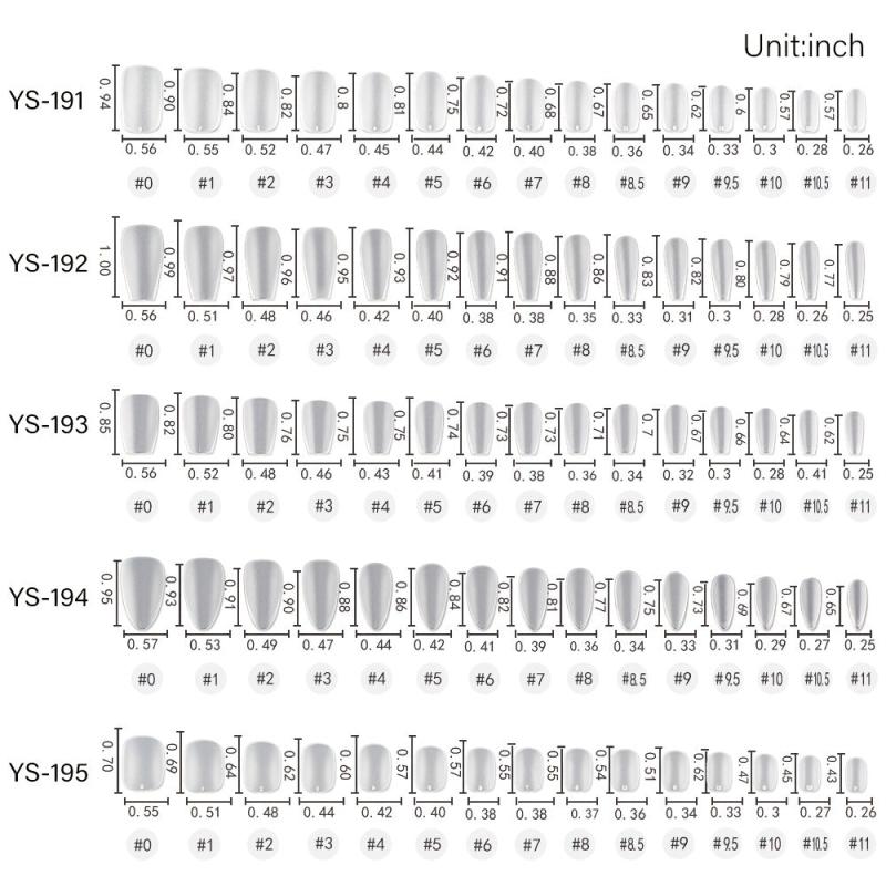 240 pcs Square Press On Nails Full Cover Short False Nails for Nail Extension