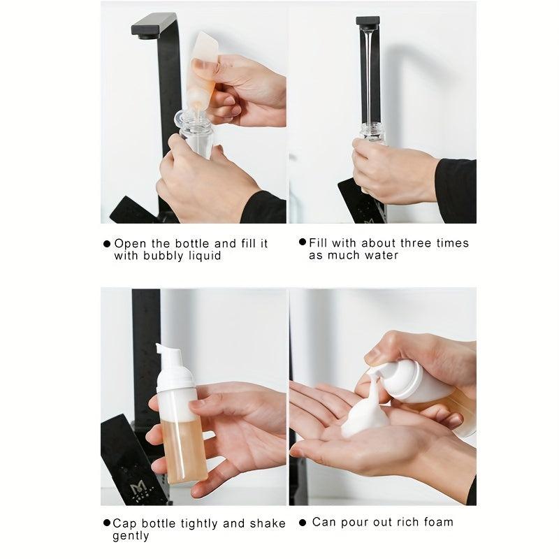 Foam Bottle With Pump 30ml 50ml 100ml Empty Dispenser