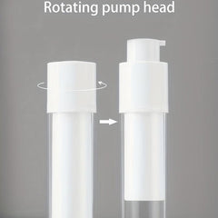 Rotatable Lotion Vacuum Bottle for Travel Storage