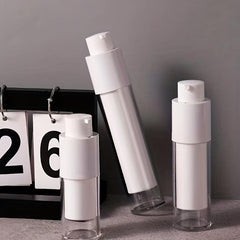 Rotatable Lotion Vacuum Bottle for Travel Storage