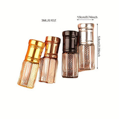 4pcs Refillable Roller Bottles for Perfume Essential Oils