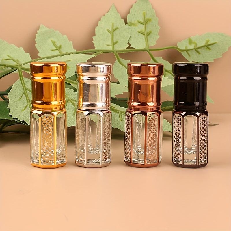 4pcs Refillable Roller Bottles for Perfume Essential Oils