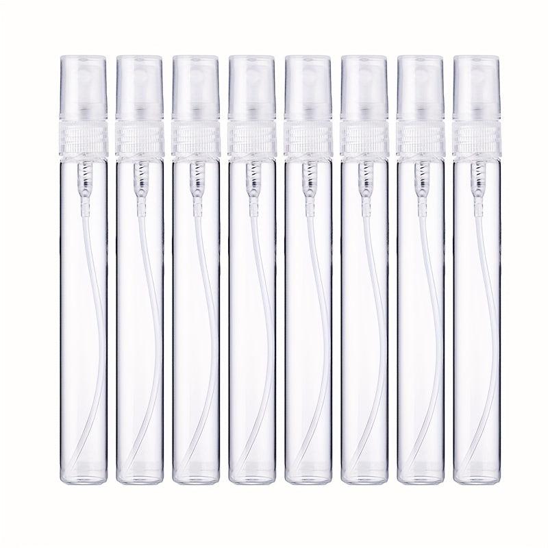Mini Clear Spray Bottle 8pcs 10ml Glass Spray Bottle Empty Fine Mist