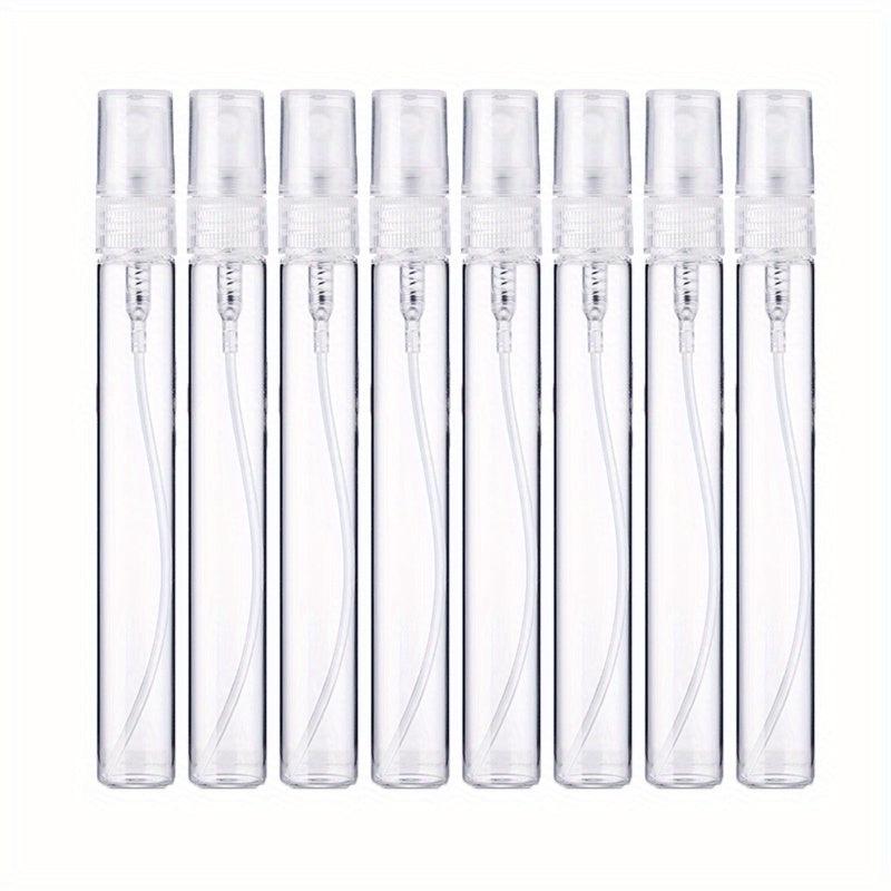 Mini Clear Spray Bottle 8pcs 10ml Glass Spray Bottle Empty Fine Mist