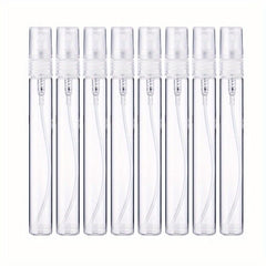 Mini Clear Spray Bottle 8pcs 10ml Glass Spray Bottle Empty Fine Mist