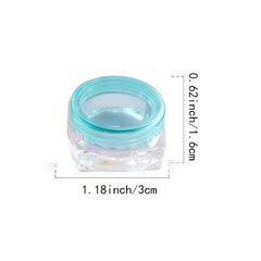 5pcs Travel Toiletry Containers Set for Cosmetics Makeup Lotion Toiletries