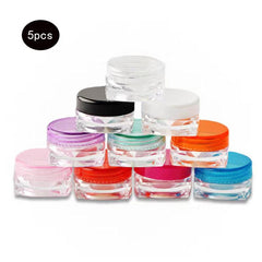 5pcs Travel Toiletry Containers Set for Cosmetics Makeup Lotion Toiletries