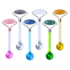 Ice Ball Jade Roller Facial Neck Massage Stick