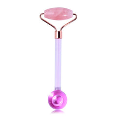 Ice Ball Jade Roller Facial Neck Massage Stick