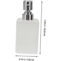 Modern Ceramic Bathroom Soap Dispenser Pump Bottle