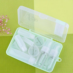 10pcs Leak Proof Travel Bottles Kit - Portable Clear Cosmetic Containers