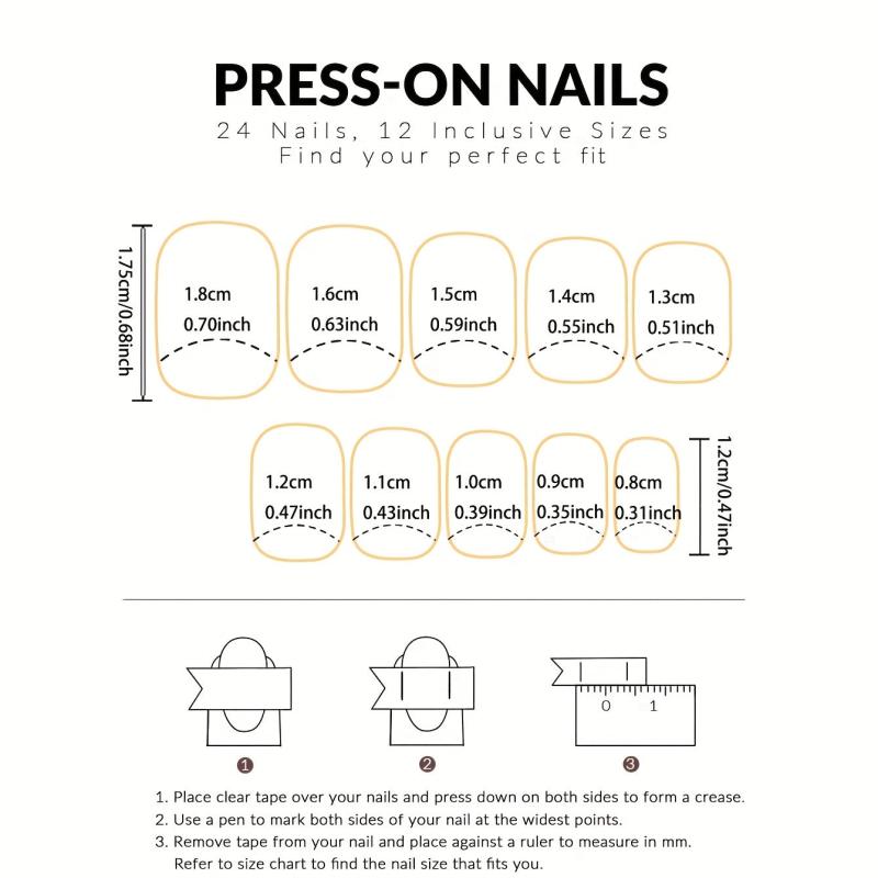 24pcs Pink Gradient Press On Nails Short Square False Nails for Women Daily Wear
