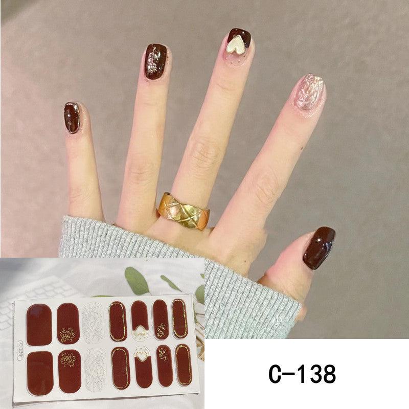 Y2K Nail Strips Full Wraps Self Adhesive Nail Art Decal