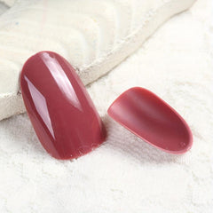 24pcs Pink French Tip Press On Nails Set