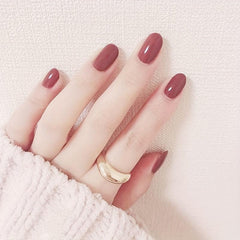 24pcs Pink French Tip Press On Nails Set