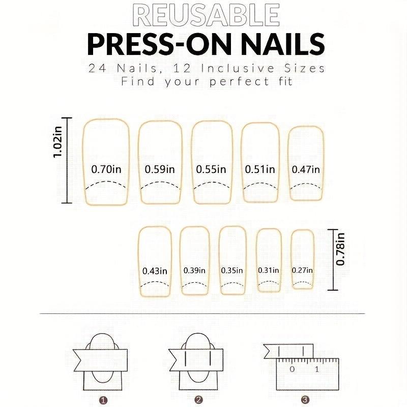Matte Pink Short Square Press On Nails French Edge for Women and Girls