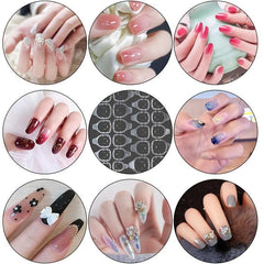 240pcs Thin Waterproof Nail Adhesive Stickers Press On Jelly Sticker