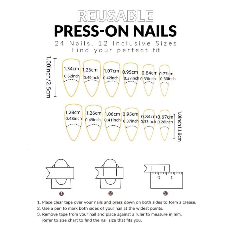 2400pcs Almond Shaped False Nail Tips - Short Acrylic Nail Tips in 10 Colors