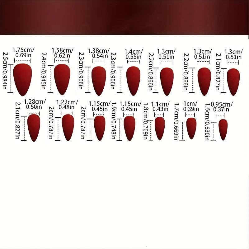 24pcs Nude Pink Leaf Press On Nails Full Cover Almond False Nails