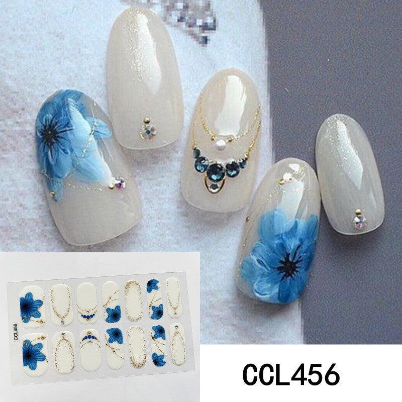 Full Cover Nail Decals Manicure Stickers For Girls Women