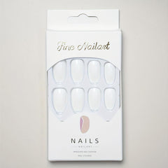 Acrylic Ballerina Press On Nails Full Coverage Medium Square Tips
