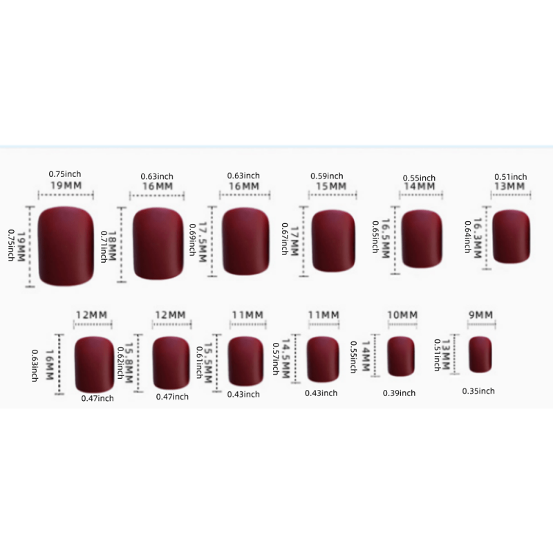 Pink Square Press On Nails Full Coverage Reusable Acrylic False Nails