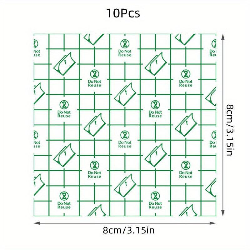 100Pcs Disposable Waterproof Makeup Hand Palettes Adhesive Cosmetic DIY Tool