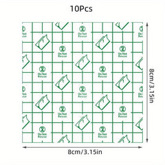 100Pcs Disposable Waterproof Makeup Hand Palettes Adhesive Cosmetic DIY Tool