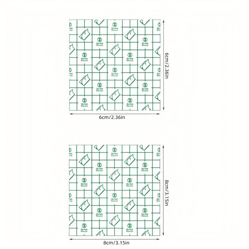 100Pcs Disposable Waterproof Makeup Hand Palettes Adhesive Cosmetic DIY Tool