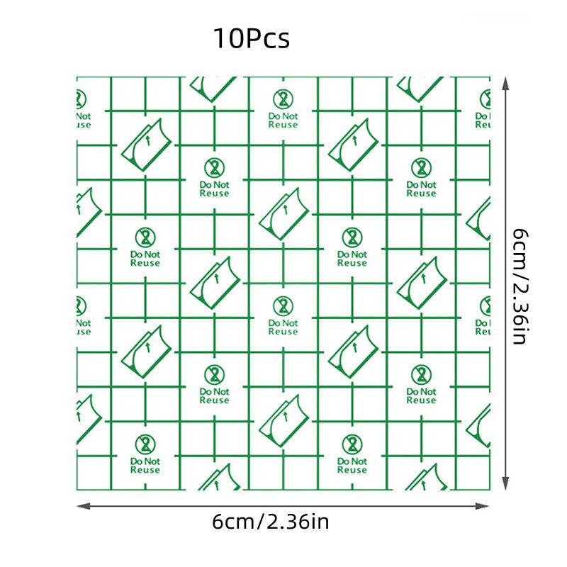 100Pcs Disposable Waterproof Makeup Hand Palettes Adhesive Cosmetic DIY Tool