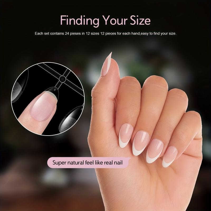 120pcs Soft Gel Nail Tips Extra Short Clear Acrylic Nail Tips