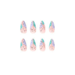 St Patrick's Geometric Press On Nails - Long Lasting False Nails