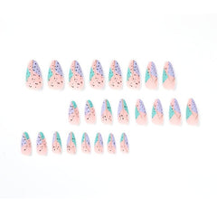 St Patrick's Geometric Press On Nails - Long Lasting False Nails