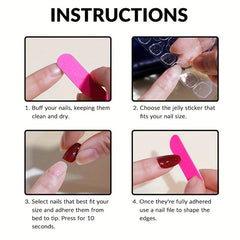 French Tip Press On Nails Medium Nude Pink Square Glue On Stick On Summer Y2K
