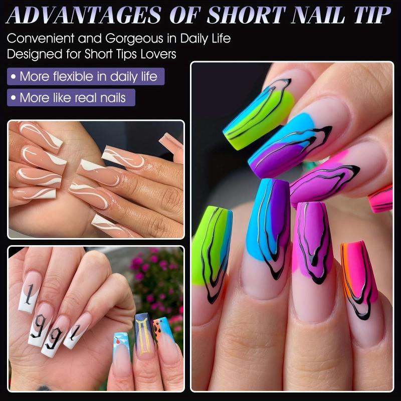 240pcs Soft Gel Nail Tips for Nail Extension