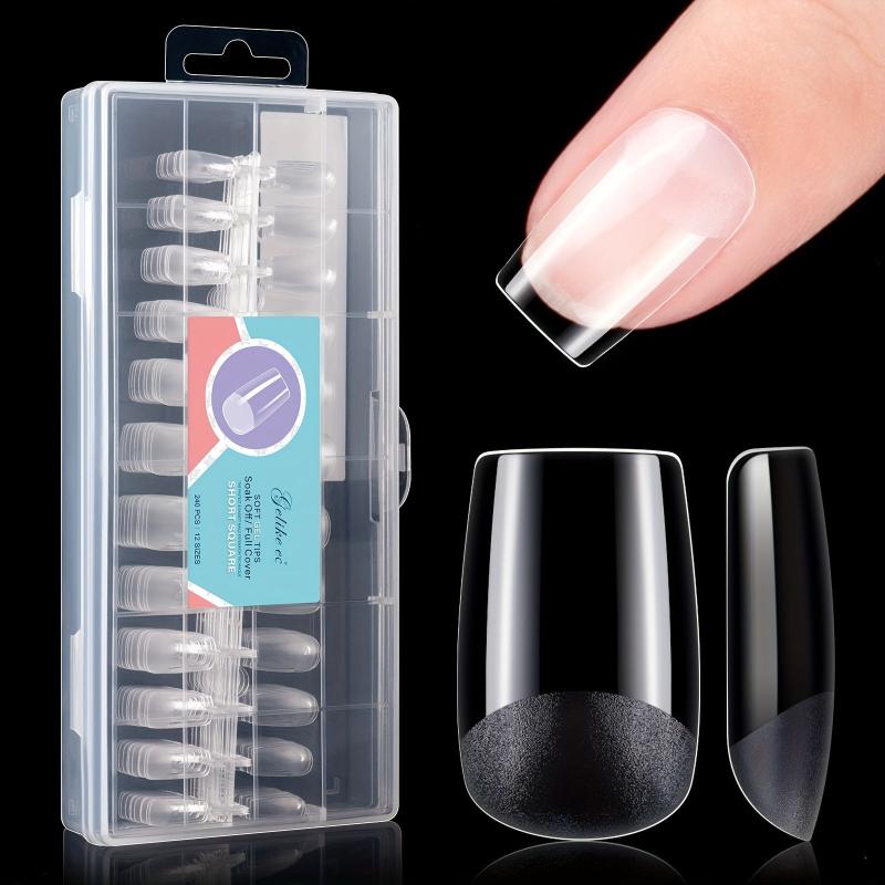 240pcs Soft Gel Nail Tips for Nail Extension